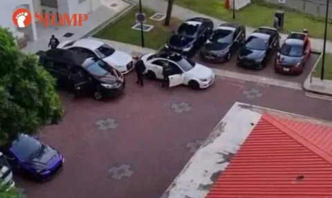 Wedding entourage cars make noisy nuisance of themselves on quiet morning in Bukit Merah