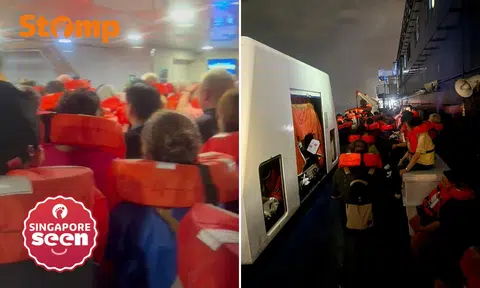 Cruise passenger recounts 'chaotic' ordeal after World Legacy fire: 'We were wet, no food, no water'