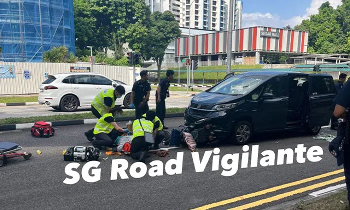 68-year-old woman taken to hospital after car hits 2 PMAs in Bukit ...