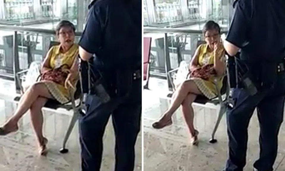 Changi Airport, safe distancing rules, woman fined