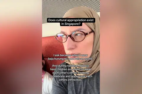 'As long as it's worn respectfully, what's the issue?': Tiktoker asks if cultural appropriation exists in Singapore