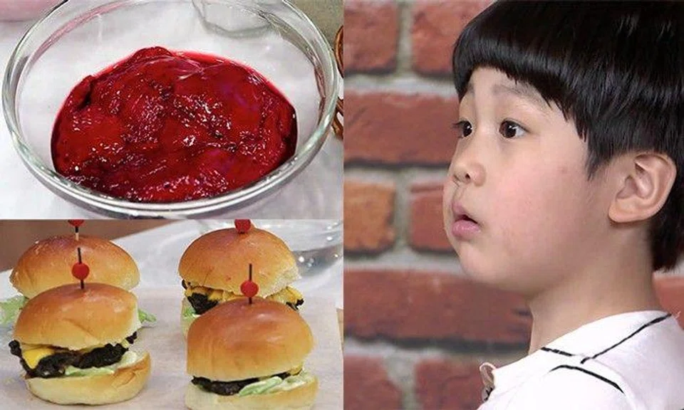 Little did these kids know what was hiding in that delicious burger