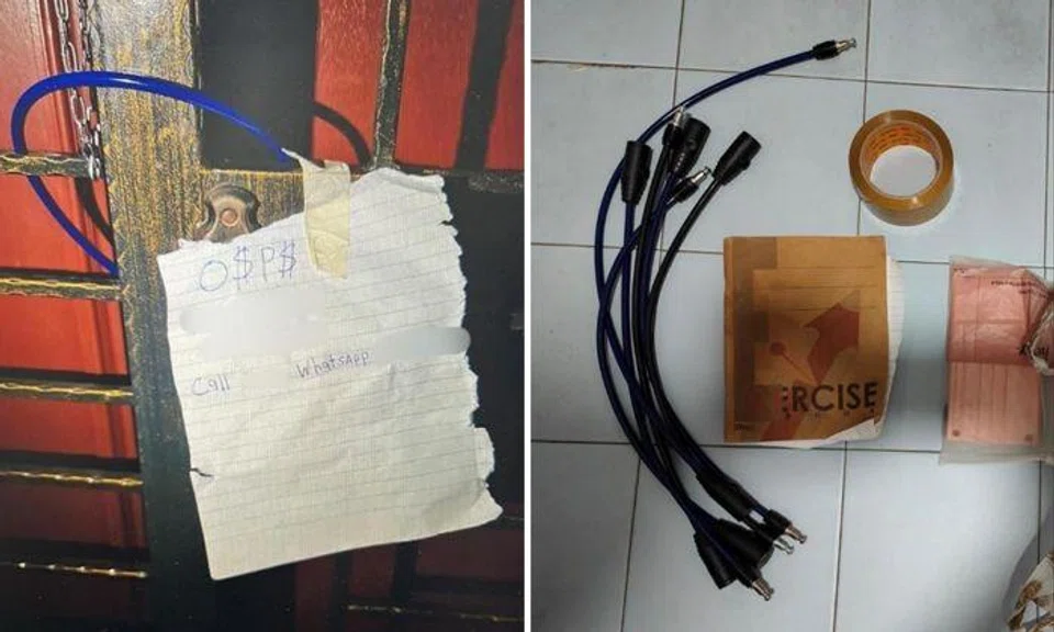 21-year-old man arrested for loanshark harassment after locking Ang Mo Kio flat