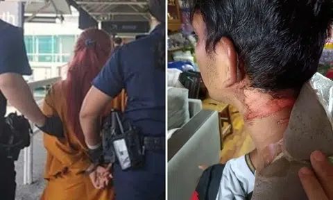 Jail for woman caught by coast guard fleeing to Batam after scalding husband who wanted divorce