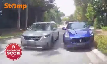 Maserati mounts kerb to overtake car at Sentosa Cove, residents claim driver has been ‘terror for years’