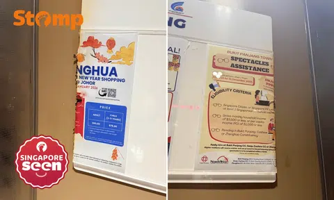 Someone is setting fire to posters in lift at Block 550A Segar Road: 'Profoundly reckless'