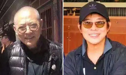 Netizens were shocked in 2018 when a photo of a frail-looking Jet Li surfaced (left). A recent photo showed the actor in a good mood as he smiled broadly for the camera. Photos: Weibo