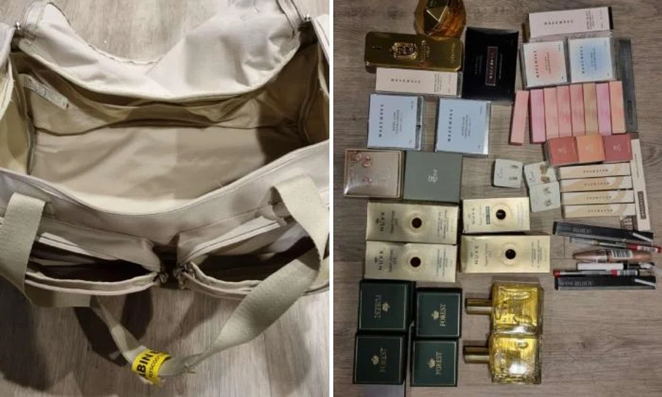Stolen items from Changi Airport