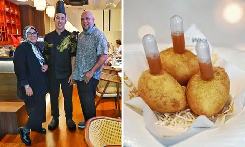 From weddings to wontons: Bridal designer Fatimah Mohsin brings halal dim sum to Boat Quay