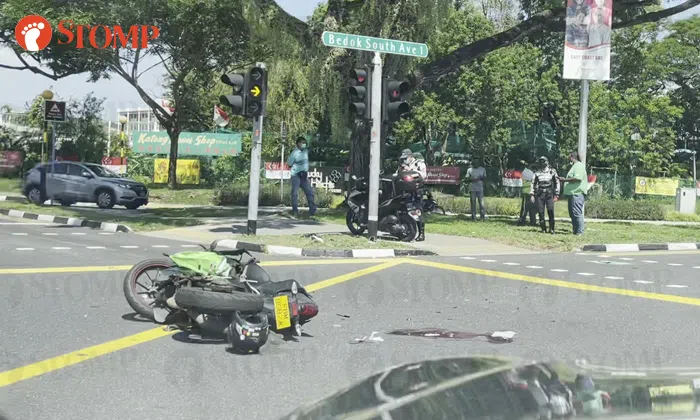 Van driver arrested after motorcyclist left unconscious in Bedok ...