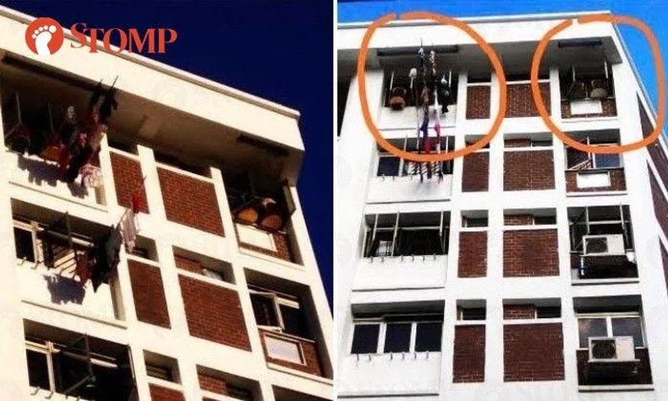 Joint inspection conducted after bird cages seen on window ledges in Hougang: Town council