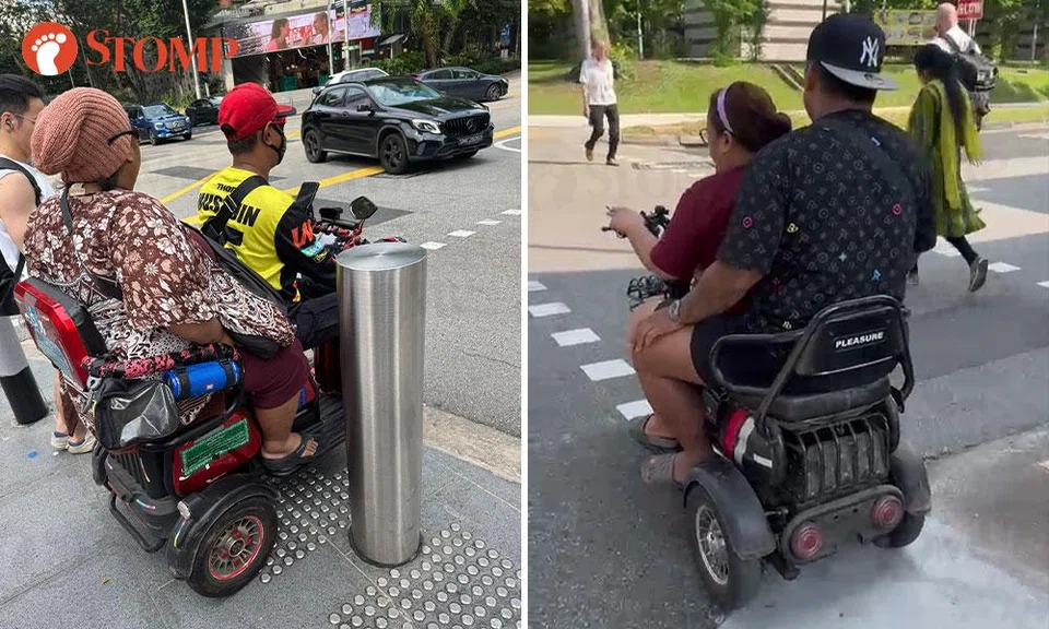 pmd riders blast music, toss cigarette butt