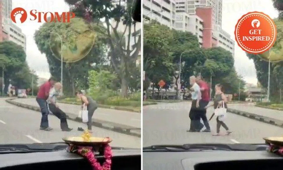 Stomper Shana shared a video of the incident at Bukit Batok West Avenue 8.