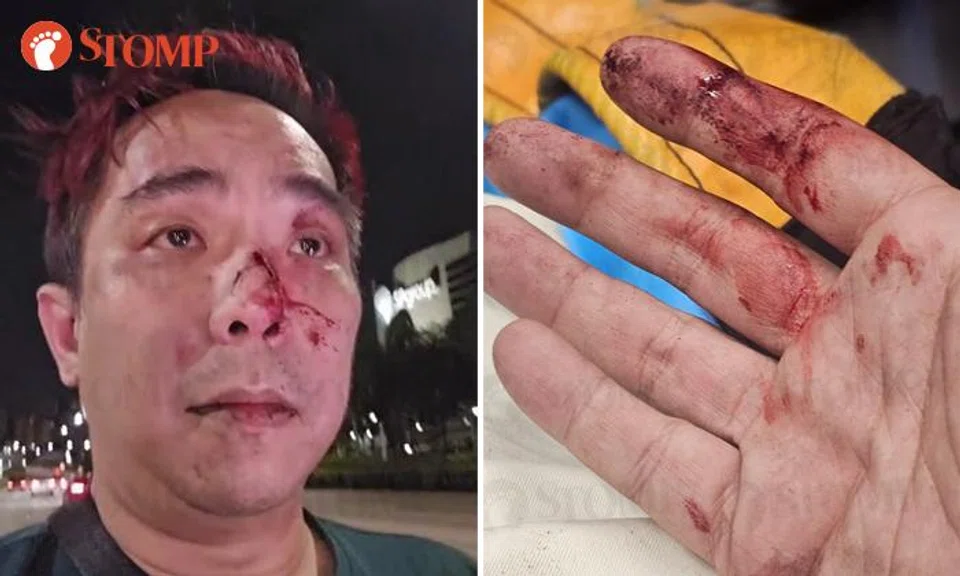 grab driver attacked