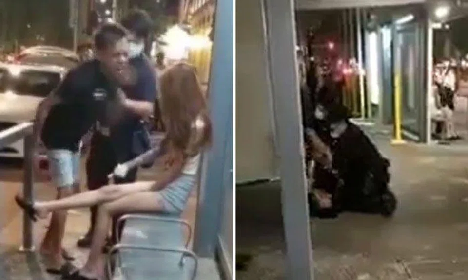 Man arrested at River Valley after slapping woman and shouting at police: "Do you know who my mum is?"