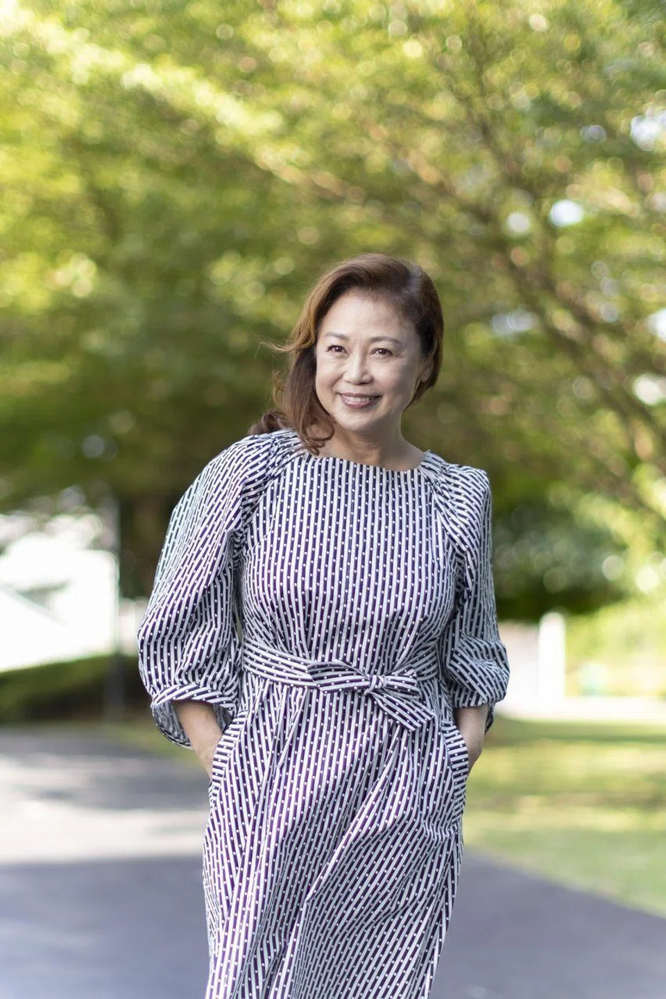 Singaporean actress Xiang Yun at the Mediacorp Campus on June 26.