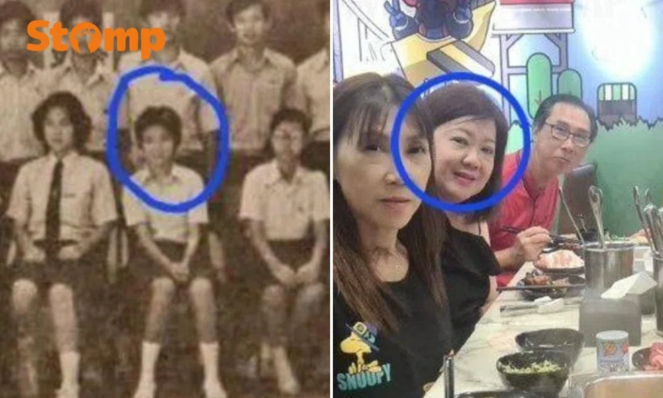 Woman circled in blue, who is Loke Wai Ching.