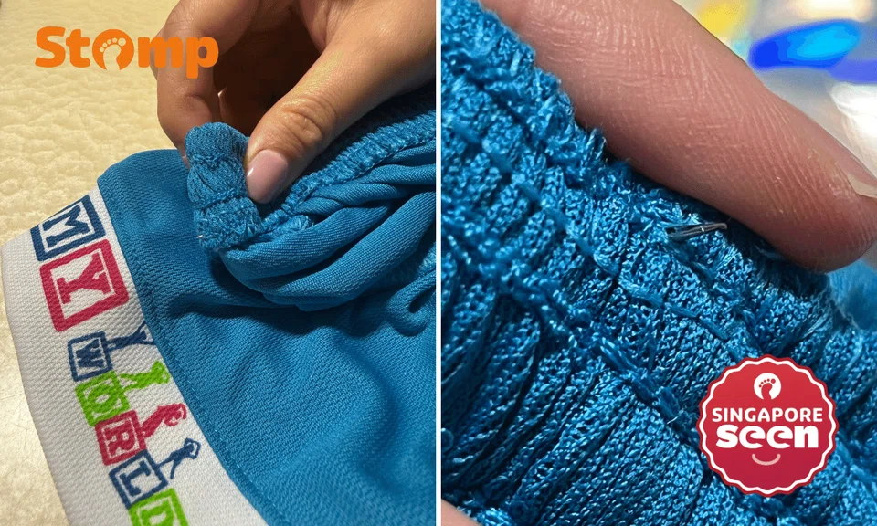 Sharp needle-like piece found in toddler’s uniform pants