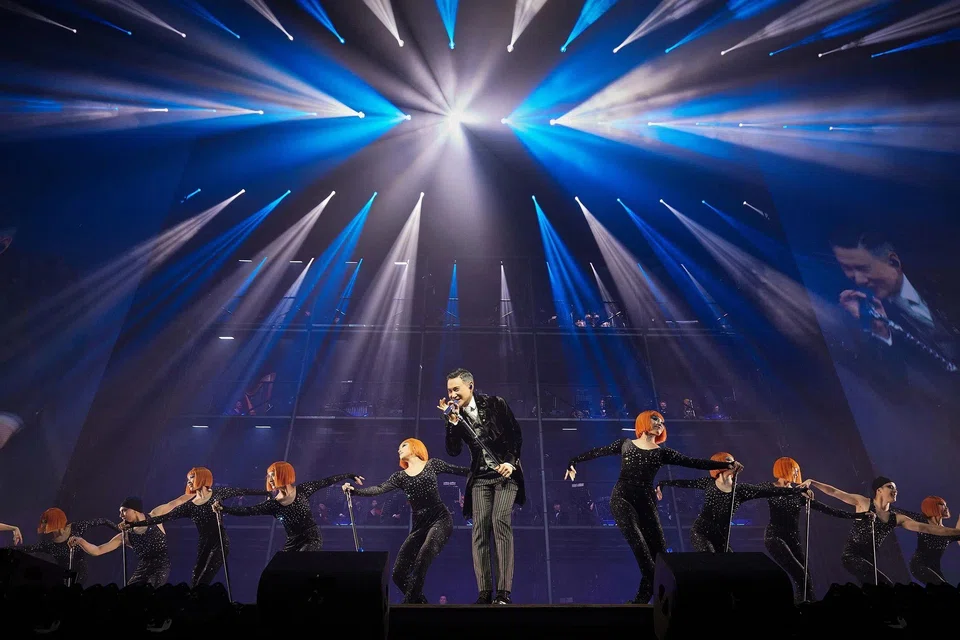 Hong Kong Heavenly King Jacky Cheung performing during his 60+ Concert Tour.