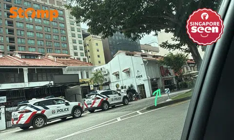 Police at Prinsep Street