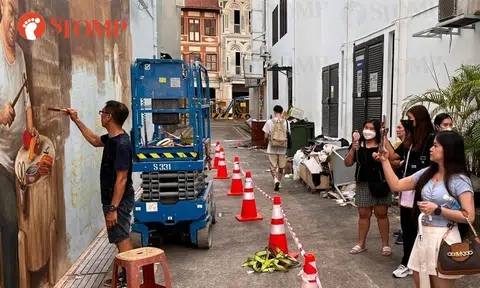 Artist painting mural in Chinatown: 'Embarrassing when visitors came by and saw all this rubbish'