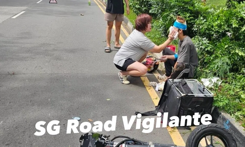 A 27-year-old male PAB rider was taken conscious to Woodlands Health Campus.

