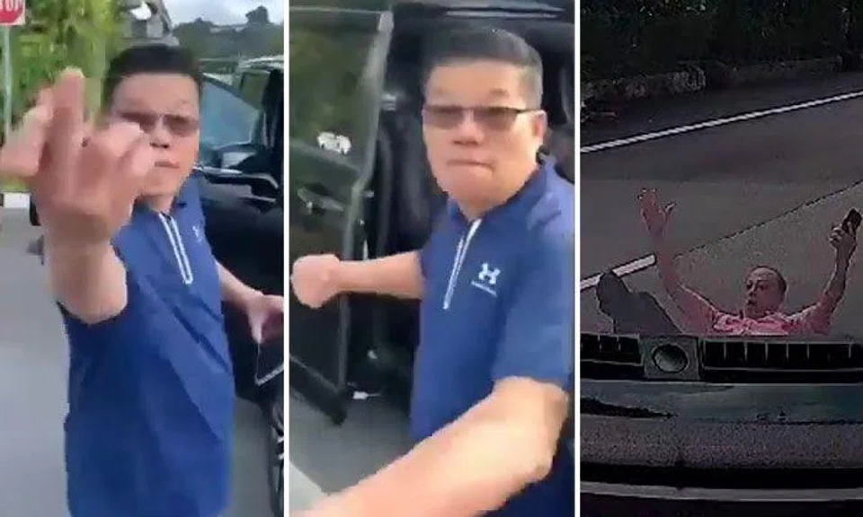 MPV driver allegedly hits another MPV driver in dispute at Sentosa Gateway, police investigating