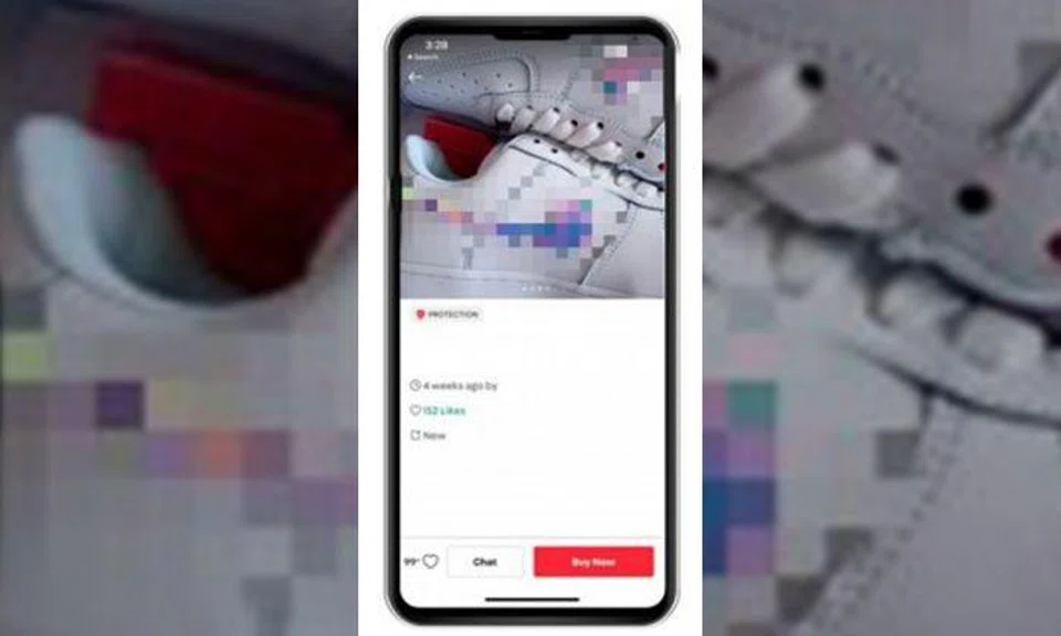 Screengrab of listing. Photo: Singapore Police Force