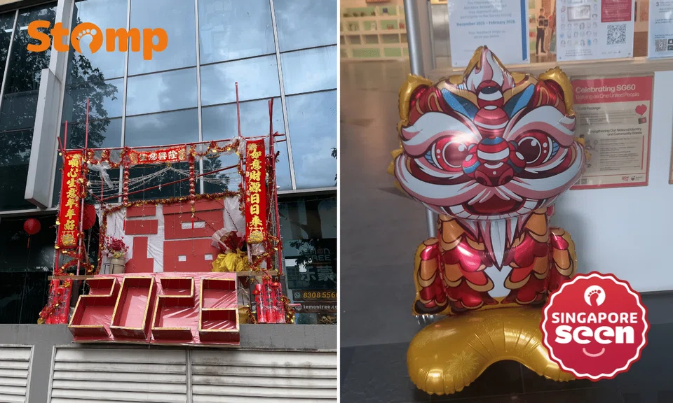 These festive decorations have left Stompers bewildered.