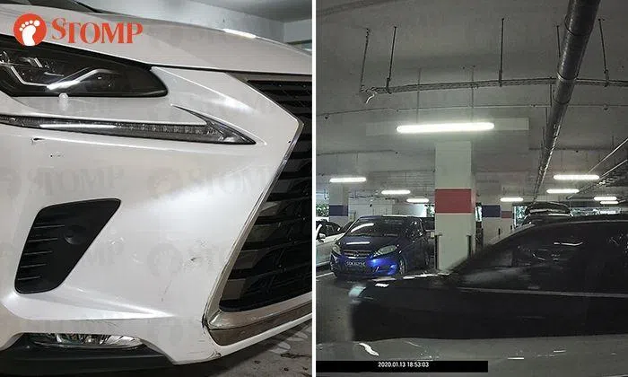 Man's Lexus car scratched after hit-and-run accident in Toa Payoh ...