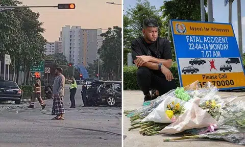 Man who helped Tampines fatal accident victims still haunted by flashbacksMr Sheikh Imran Sheikh Ahmad at the site of the fatal Tampines crash. He was one of the good Samaritans who helped victims and directed traffic. PHOTOS: SGFOLLOWSALL, ST/ONG WEE JIN