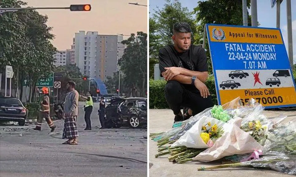 Man who helped Tampines fatal accident victims still haunted by flashbacksMr Sheikh Imran Sheikh Ahmad at the site of the fatal Tampines crash. He was one of the good Samaritans who helped victims and directed traffic. PHOTOS: SGFOLLOWSALL, ST/ONG WEE JIN