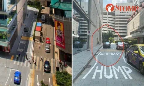  A motorist allegedly glared at people using the zebra crossing in the alleyway between Tang Plaza and Scotts Square before driving through the pedestrians.