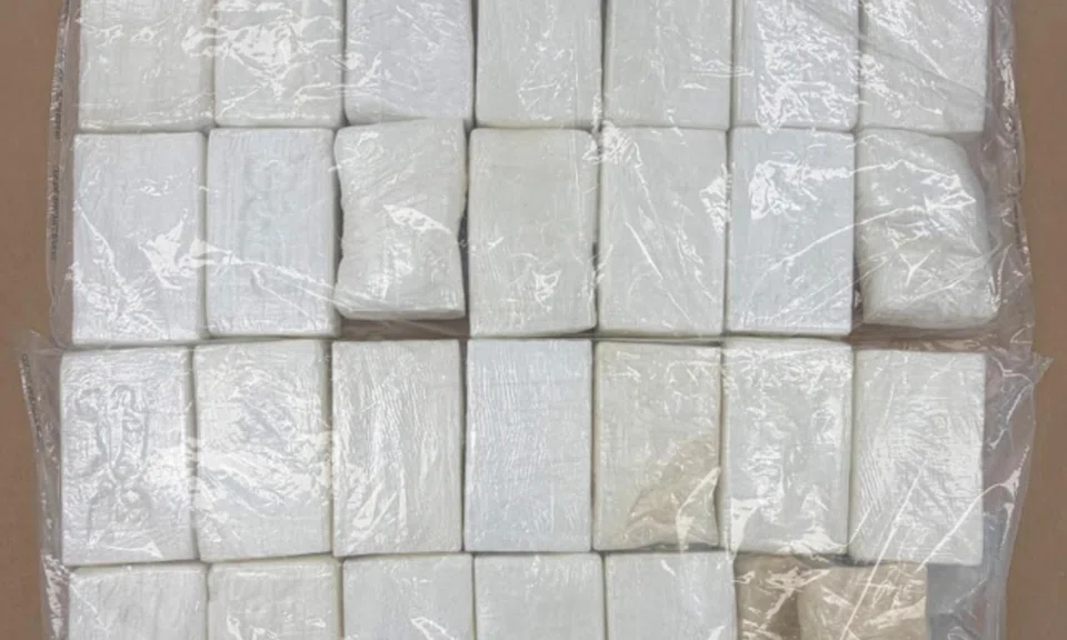 More than 28kg of cocaine seized from foreign-registered commercial vessel in Singapore waters