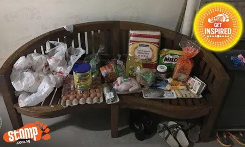 Stomper encounters not 1, but 2 kind strangers who help him deliver groceries to needy families