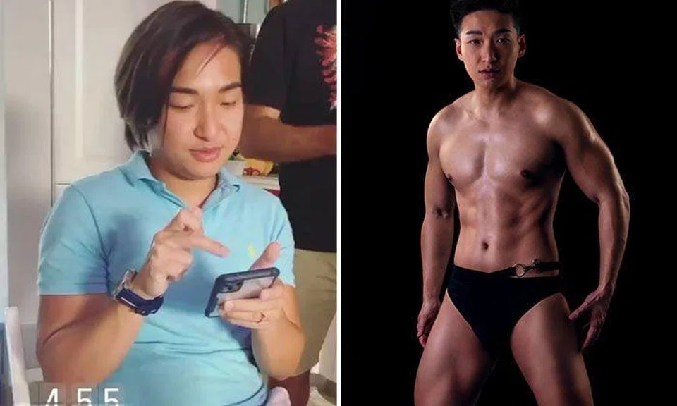 Mr World Singapore finalist Jeremy Ng overcame a tough childhood and poor physical fitness to live his dream. PHOTOS: JEREMY NG, BEAM SEARCH
