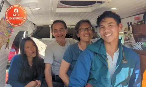 In Colorado, the couple were joined by Yee Jia’s parents for three weeks.