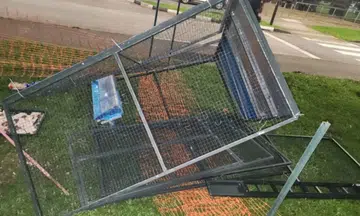 man releases birds from nparks traps in havelock