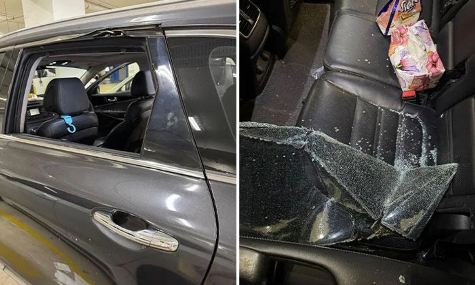 woman's car broken into in JB