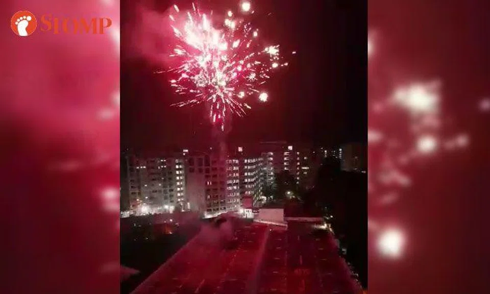 Yishun resident surprised by fireworks display above multi-storey carpark