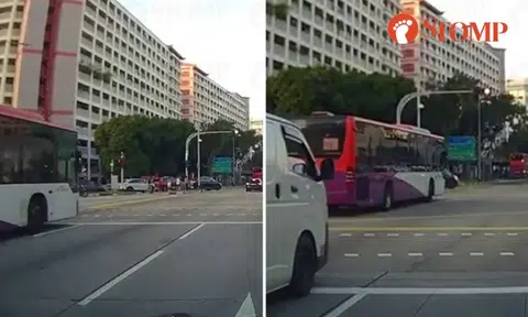 Stomper accuses bus captain of running red light, SBS Transit says video shows light was amber