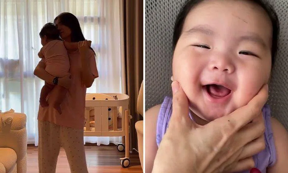 Malaysian actress Sora Ma says she looks at her son Skye whenever she misses her husband, who died before the baby was born in August. PHOTOS: SORAMAYX/INSTAGRAM