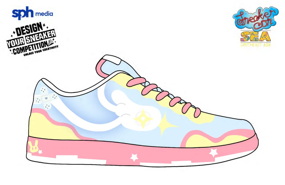 dlsneaker05 - Design 4 submitted by Chong Qian Hui
Credit: Design Your Sneaker Competition