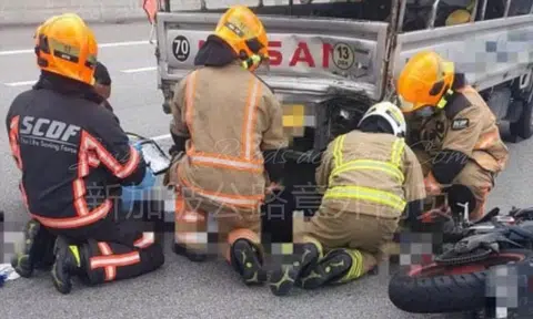 57-year-old motorcyclist dies after collision with lorry on MCE