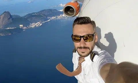 Brazilian pilot creates stir over 'dangerous mid-flight selfies' -- but the truth is...