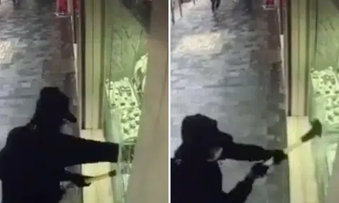 Brazen thief shatters window and snatches diamond ring from HK jewellery shop -- in broad daylight