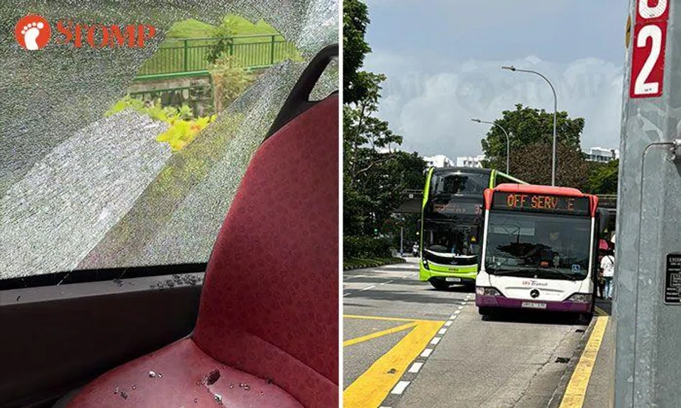 Bus window shatters after getting hit by outside object: 'The explosion was loud and sudden'