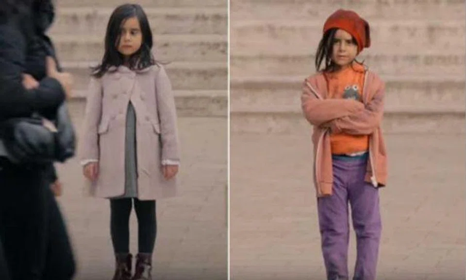 Social experiment shows how homeless children are treated