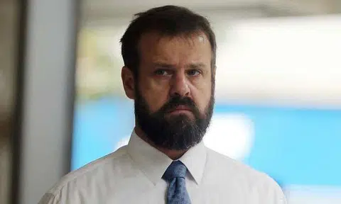 Stefan Paul Afendoulis was fined $2,500 on Tuesday for hurting a teacher in a fast-food restaurant more than two years ago. ST PHOTO: WONG KWAI CHOW