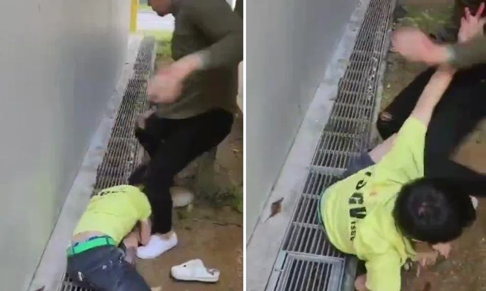 Man arrested after sucker-punching another and beating him up